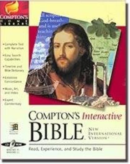 Compton’s Interactive Bible New International Version PC CD NIV resources tools!