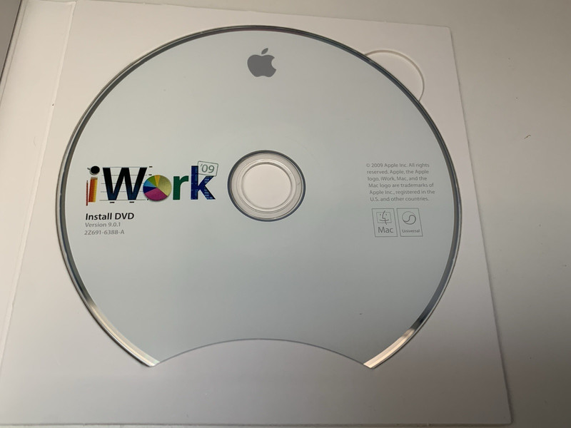 Apple Mac 2009 Software: iWork '09 - Pages Numbers Keynote - for MB943Z/A gallery