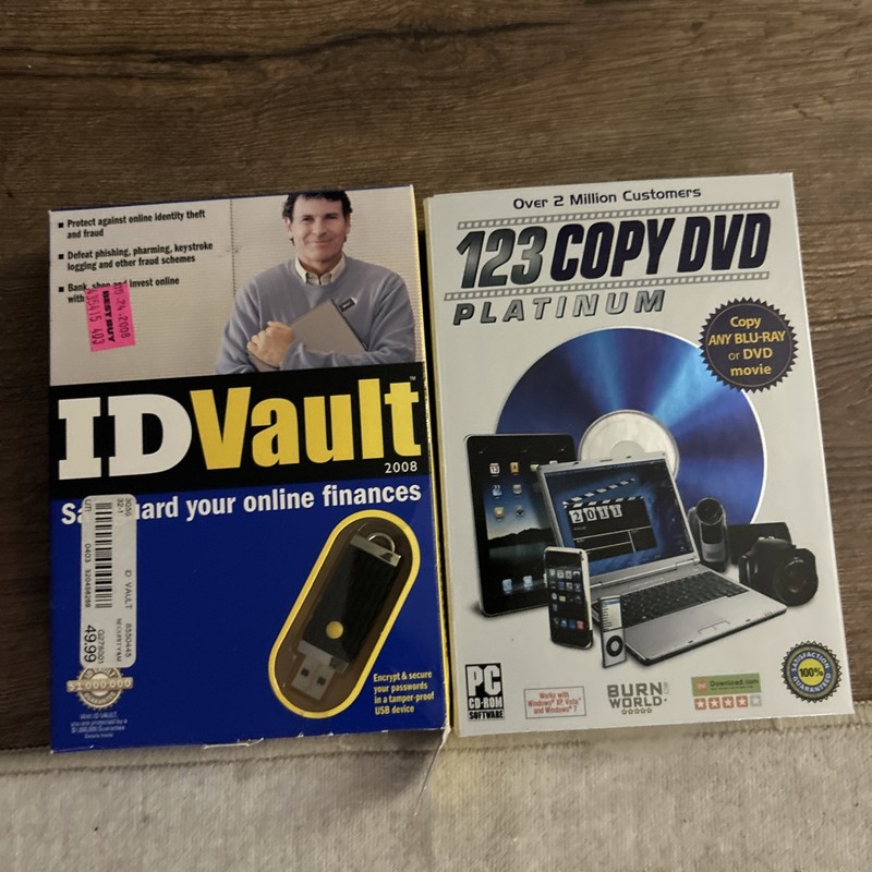 Retro PC Software 123 Copy DVD Platinum CD-ROM DVD Copy/Convert Win XP/Vista/7