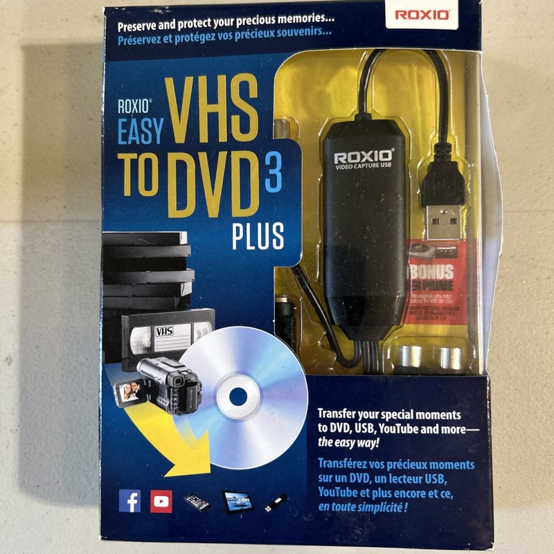 Roxio Easy VHS to DVD 3 Plus Converter