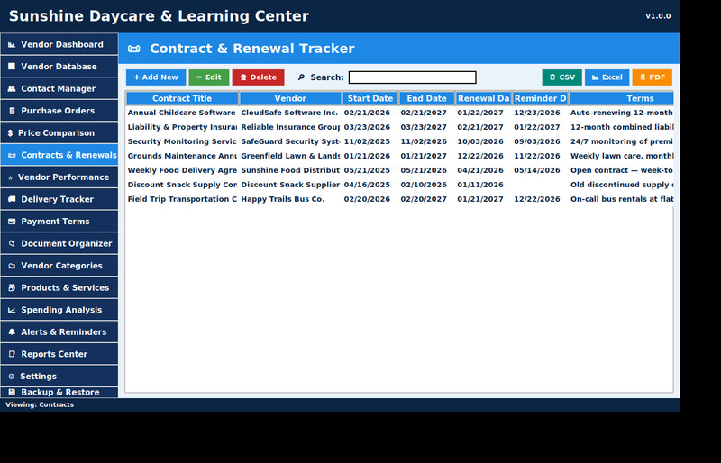 Vendor Tracking System Software USB Flash Drive Purchase Order Manager PC Mac gallery