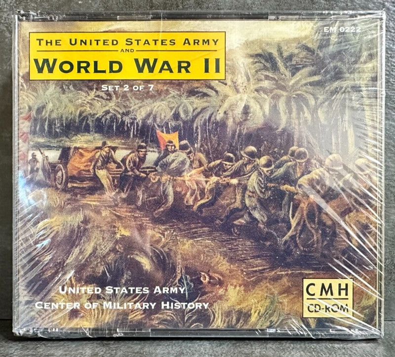 The United States Army and World War II CD-ROM 4-Pack 2002, new