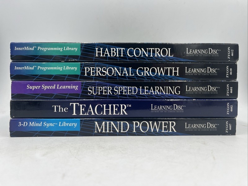 The Learning Machine • 1994 • Zygon International, Inc. • Lot Of 5 Software Sets