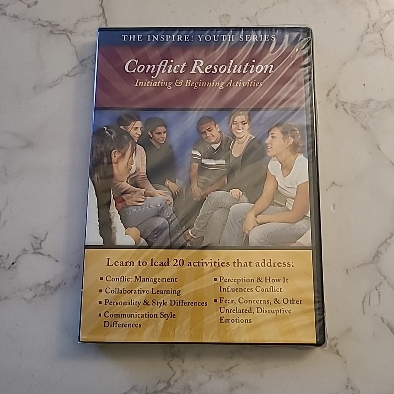 Conflict Resolution Initiating Beginning Activities CD ROM Inspire Youth Series