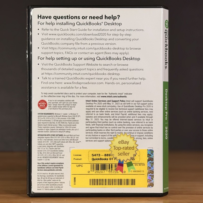 Quickbooks 2020 Desktop Pro Windows Accounting Retail -NO SUBSCRIPTI0N- TESTED gallery