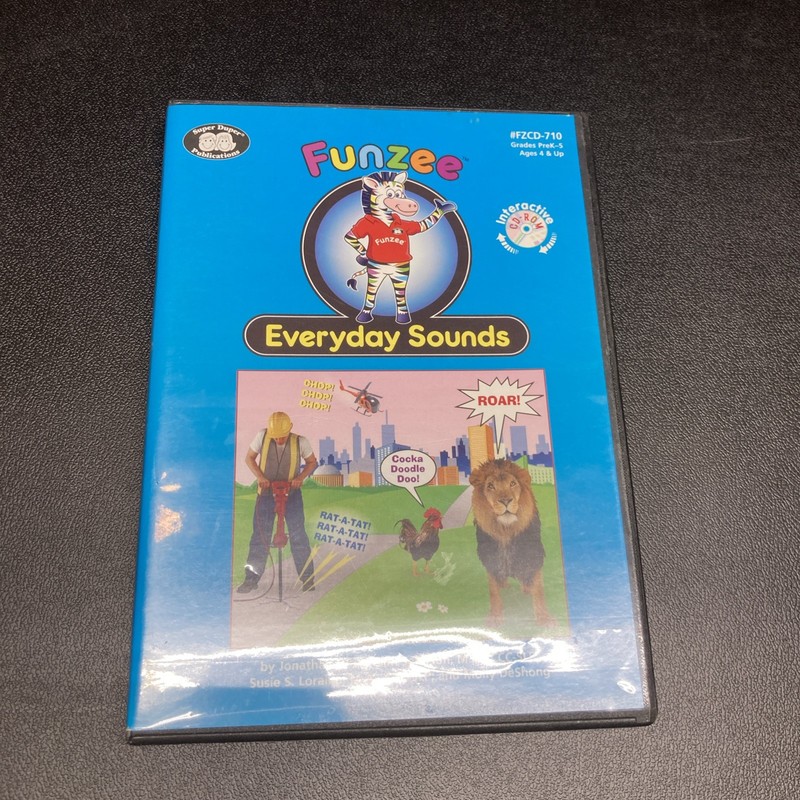Funzee Everyday Sounds Interactive Software Computer Game complete