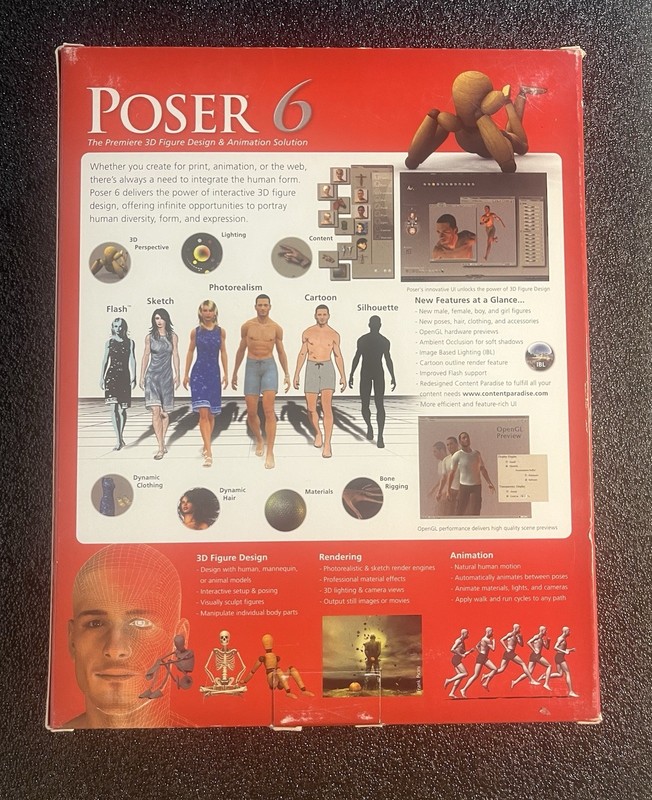 Curious Labs Poser 6 3D Figure Design Animation Software for Mac. gallery