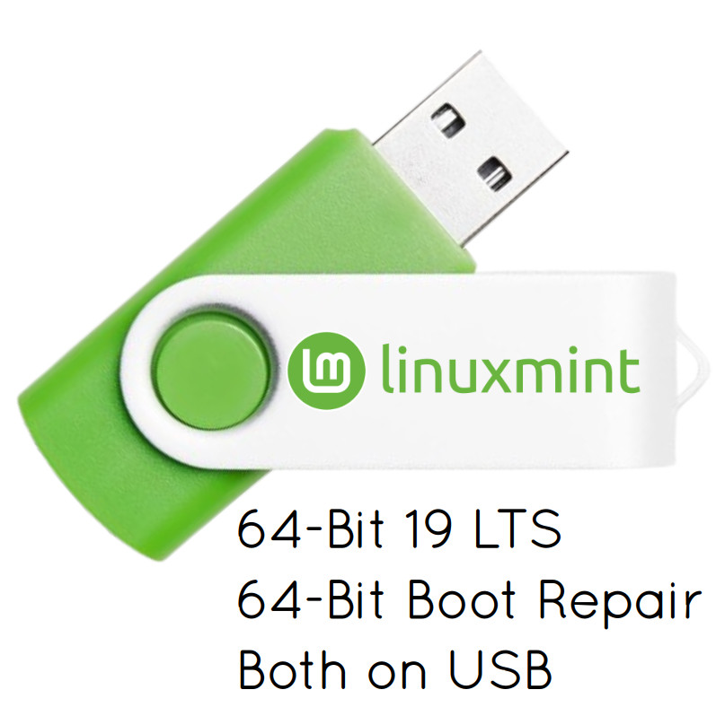 Linux Mint 19 LTS 64 Bit Bootable USB Flash Drive And Install Guide