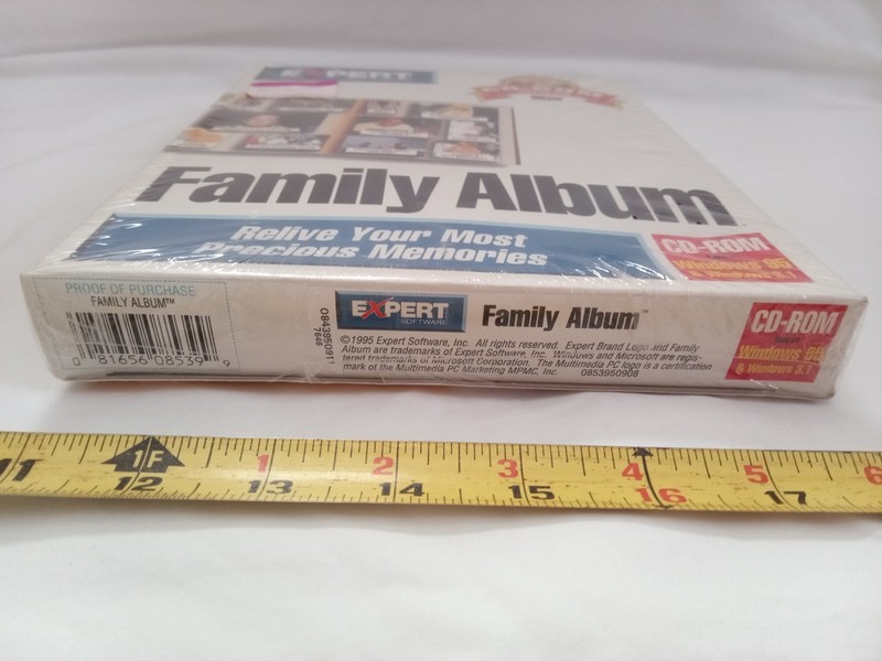 family album expert software 1995 CD-ROM version PC Game RARE, SEALED. gallery