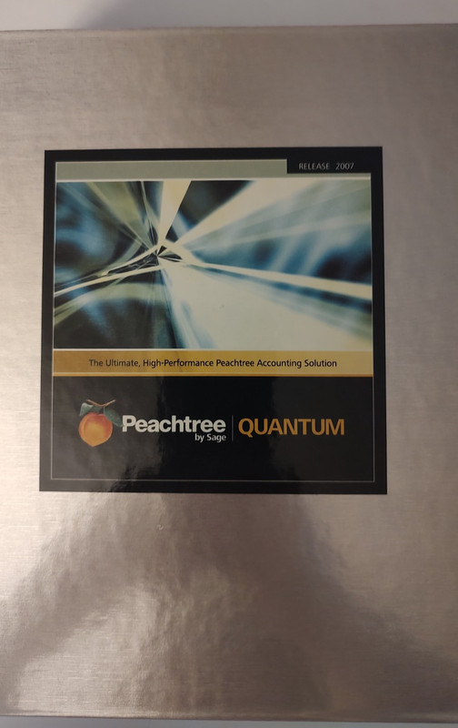Peachtree by Sage Quantum Accounting Business Software Complete In Box 2007