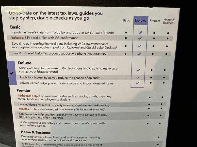 TurboTax DELUXE 2020 Federal Return Efile CD Physical Disc Windows Mac -No State gallery