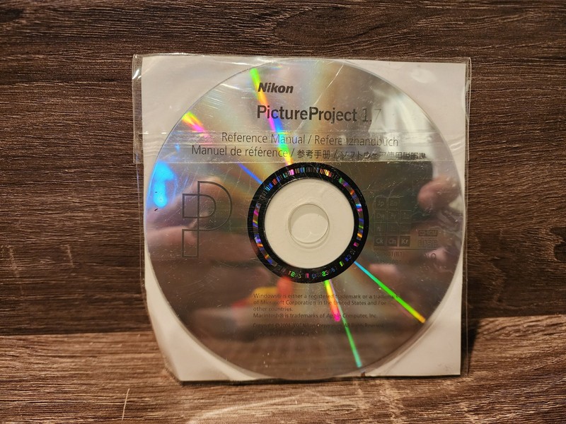 Nikon PictureProject 1.7 Software Install and Manual CD-ROM Set Win/Mac (2007) gallery