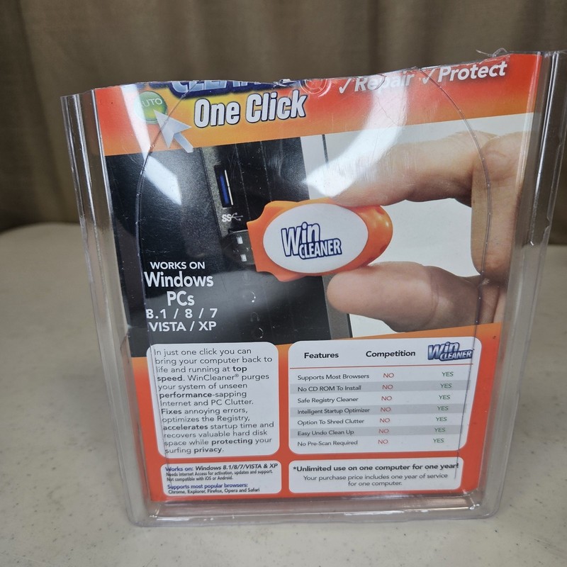 Win Cleaner One Click Professional USB Computer Clean Repair for PC Laptop NEW gallery