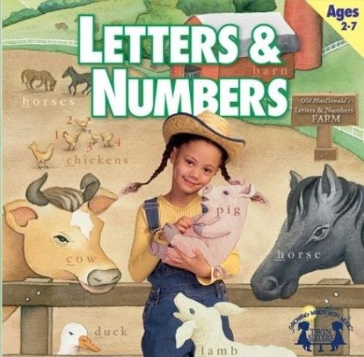 Letters & Numbers PC CD learn ABC’s 123’s alphabet sounds count with music game!