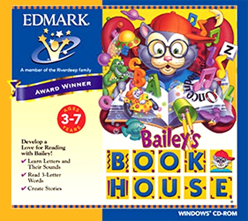 Bailey’s Book House Ages 3-7 Develop Love for Reading PC Windows Sealed New