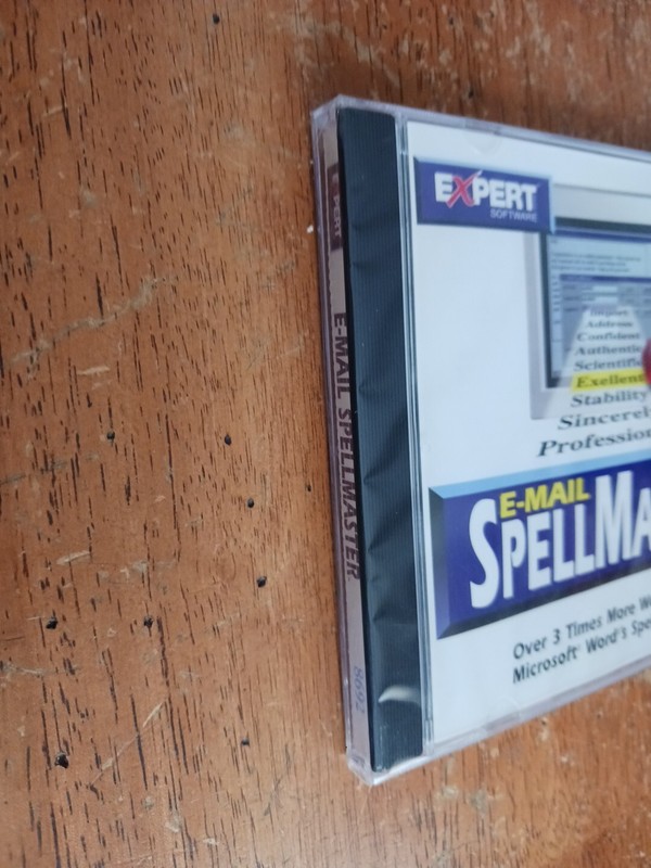Expert Software E-mail Spell Master Windows 95 & Windows 3.1 NEW SEALED, w/tag gallery