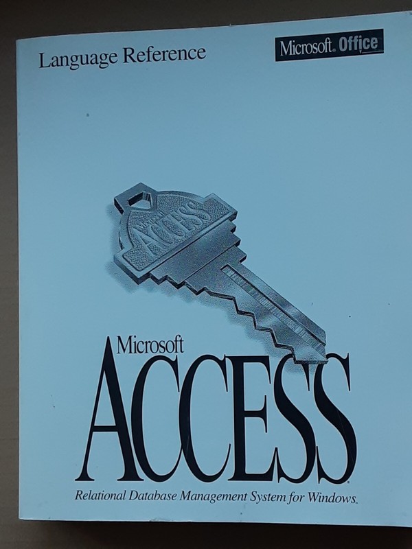 New Official Microsoft Access version 2.0 language reference Paperback book