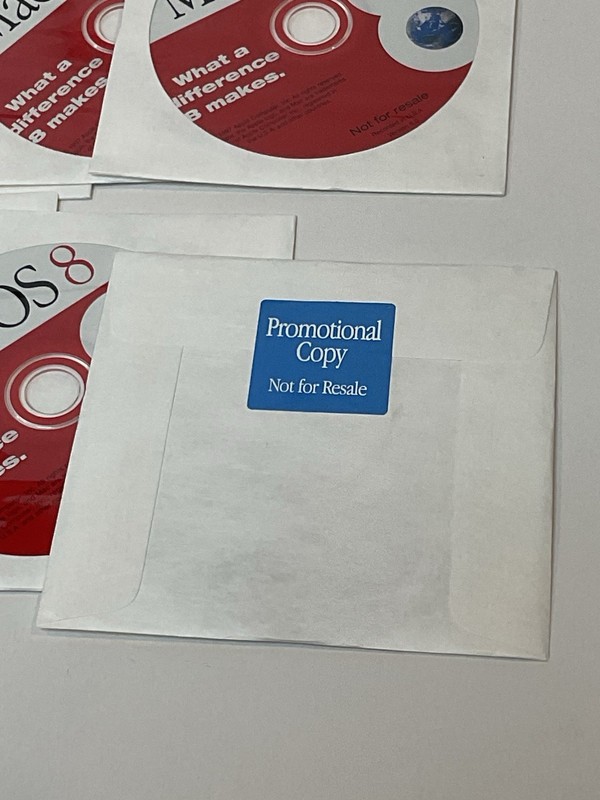Vintage Mac Lot Of 10 OS 8 Macintosh Software Install CD’s PROMO NOS Sealed gallery