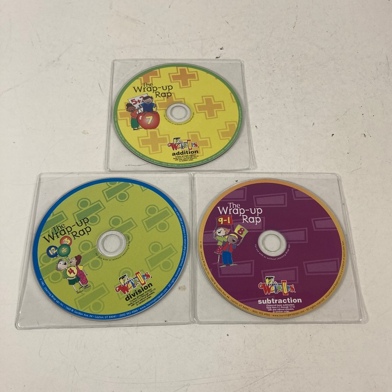 The Wrap Up Rap Math Addition Subtraction And Division 1985 Learning Wrap Ups