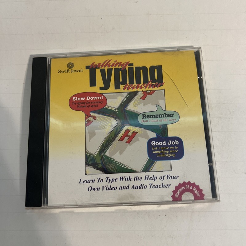 Swift Jewel Talking Typing Tutor (PC, 1998)