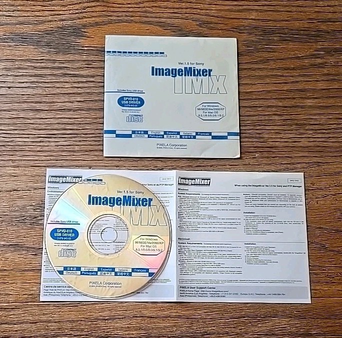 Pixela Corporation 2003 IMAGE MIXER IMX CD VER. 1.5 FOR SONY ~ Windows and Mac