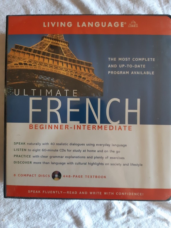 Beginner/ Intermediate french. Living Language Rare. 8 Cd Set ONLY gallery