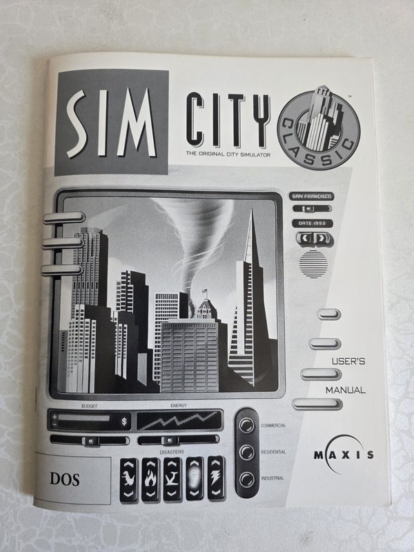 Vintage SimCity 2000 Special Edition 5.25 Floppy Disc DOS/Win/Mac CIB Big Box gallery