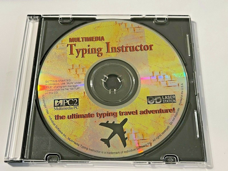 VINTAGE CLASSIC DOS WIN 3.1 WIN 95 CD TITLES: 1994 Multimedia Typing Instructor