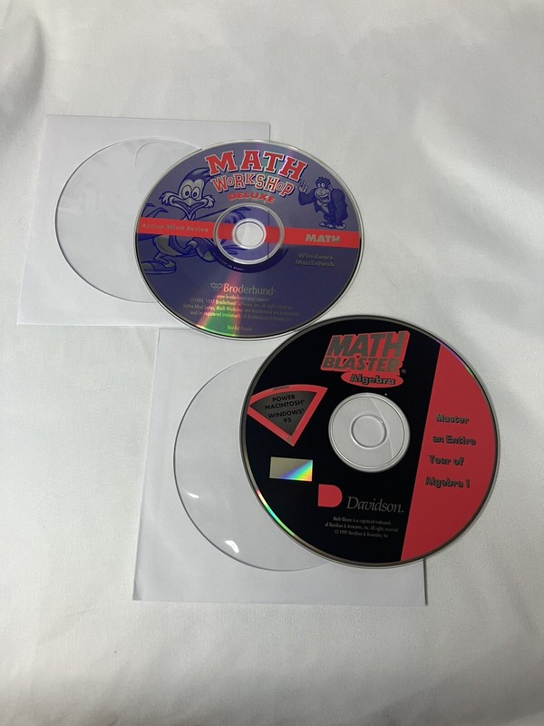 Davidson MATH BLASTER Pre-Algebra & Word Problems PC CD-ROM. Windows 95 PC