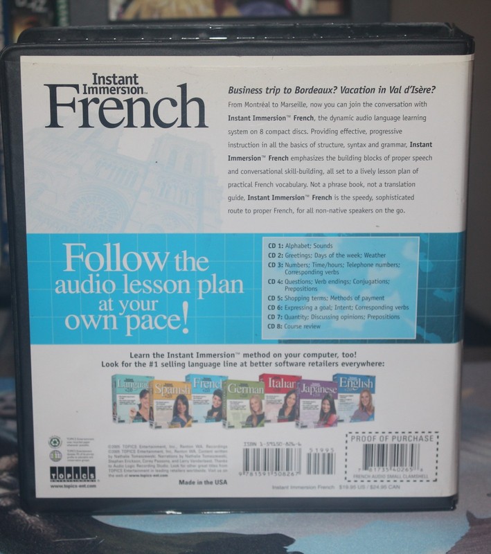 Topics Entertainment Instant Immersion French CD 8 Disc Set gallery