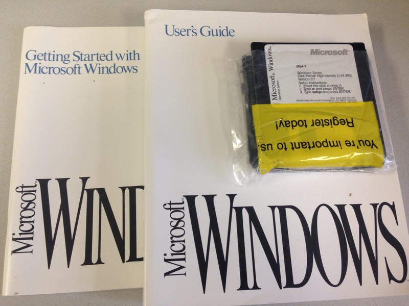 Genuine Microsoft Windows 3,1 Users Guide 6 Diskette 3 1/2" Media Ver. gallery