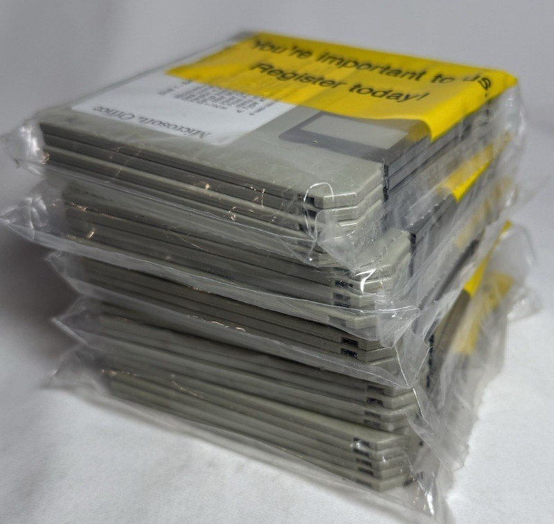 MICROSOFT OFFiCE Windows Version 4.2, Complete 20 Disk Sealed Set, 3.5" Disks gallery