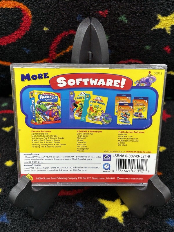 Kid’s Educational Software School Zone Test Success Reading Math 1st 2nd Grade gallery