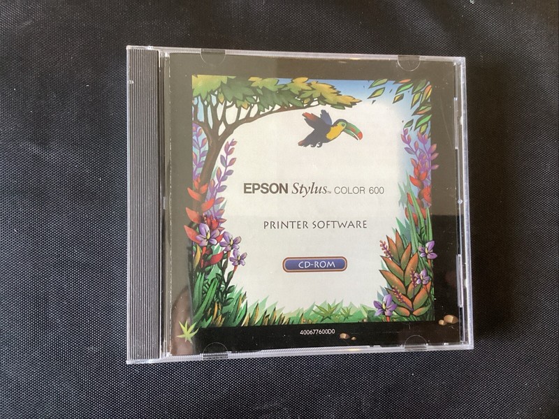 Genuine Driver CD for EPSON Stylus Color 600 – Printer Software very good.
