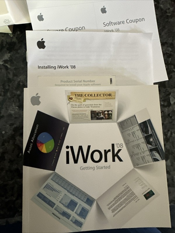 iWork 08 Mac Apple Keynote Pages Numbers Software Package Family Pack gallery