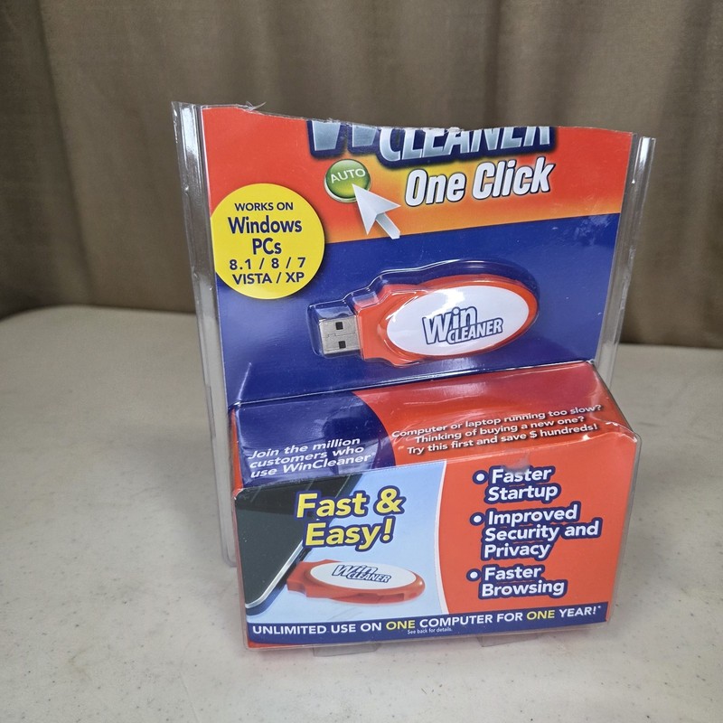 Win Cleaner One Click Professional USB Computer Clean Repair for PC Laptop NEW