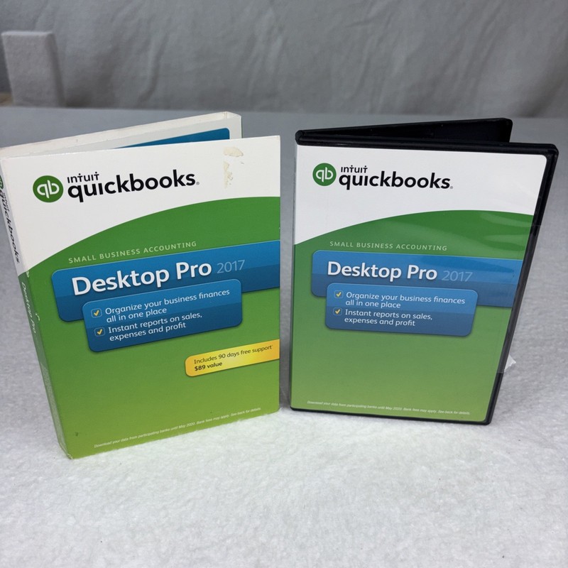 Intuit Quickbooks Desktop Pro 2017 Windows Accounting Retail -NO SUBSCRIPT10N