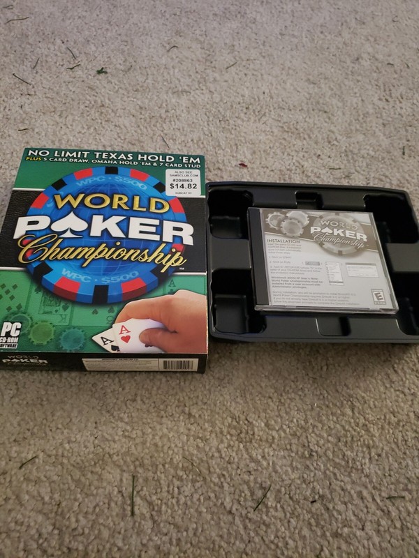 No Limit Texas Hold Em World Poker Championship Software Windows 98/ME/XP PC
