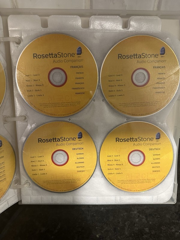 Rosetta Stone Version 3 ALL LANGUAGES English Spanish German Italian 38 CDs gallery