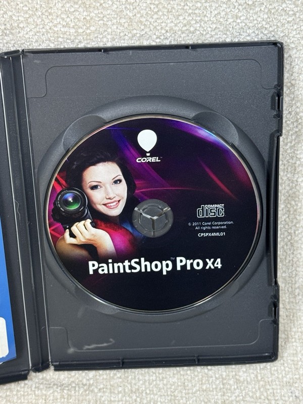 Corel PaintShop Pro X4 PC Software CD Photo Editing Windows XP 7 gallery