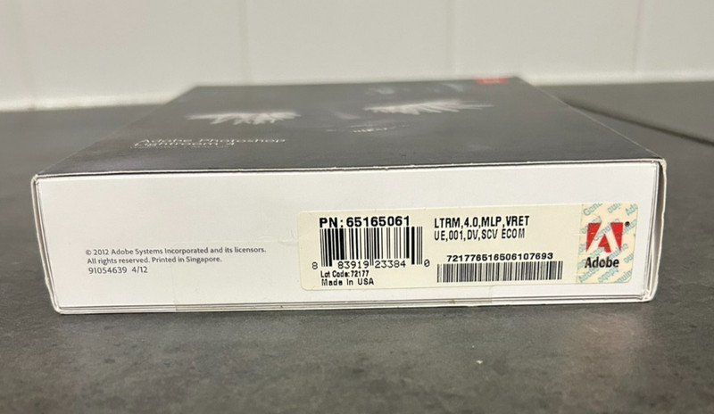Photoshop Lightroom 4 Full Retail Edition still in the sealed package! gallery