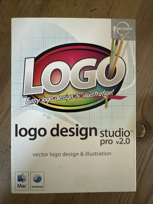 Logo Design Studio Pro v2.0 Bezier editing Package Mac (factory seal)