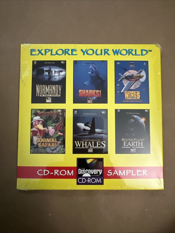 Explore your world cd-rom sampler 1994 Sealed Brand New