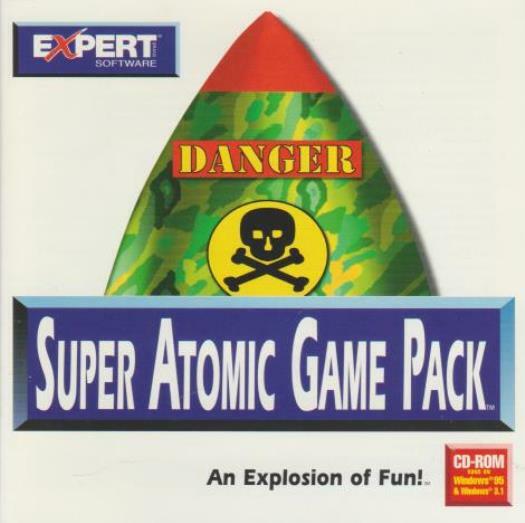 Super Atomic Game Pack PC CD mind casino kids card strategy board arcade games