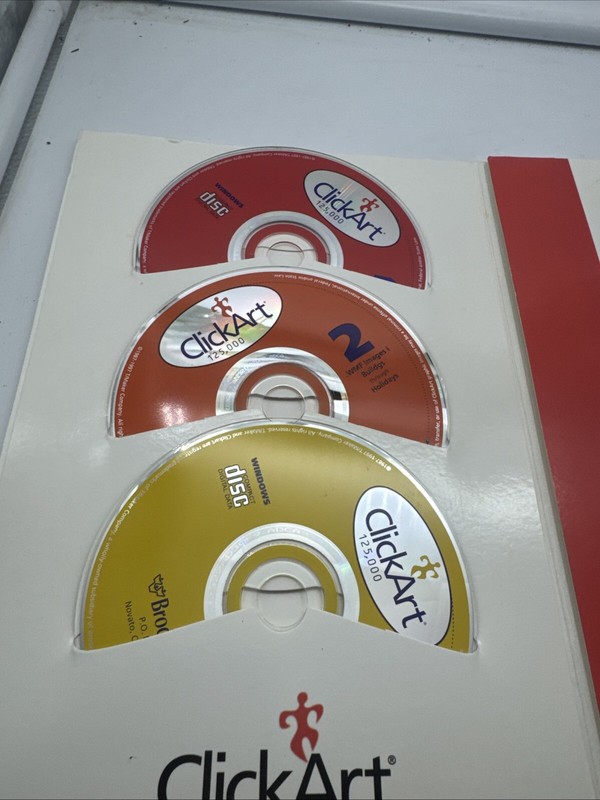 Click Art 125,000 Print Shop CDs 1-9 Windows gallery