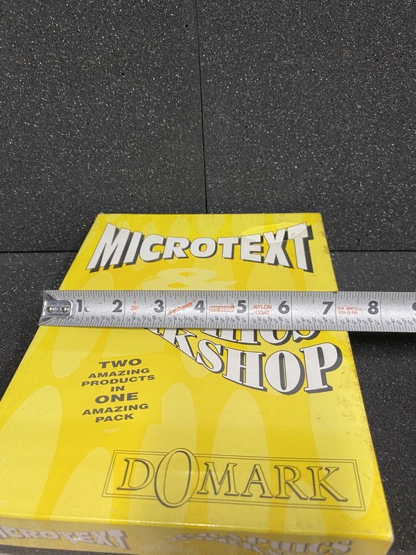 Microtext & Graphics Workshop for the Commodore Amiga 500 1000 2000 Computer NEW gallery