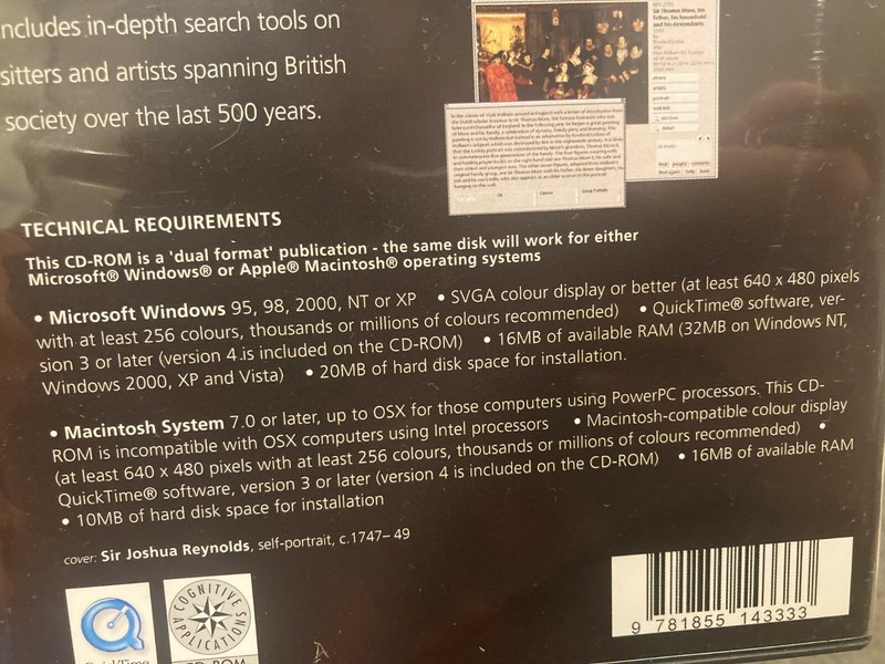 National Portrait Gallery - Woodward Portrait Explorer PC CD-ROM (art) gallery