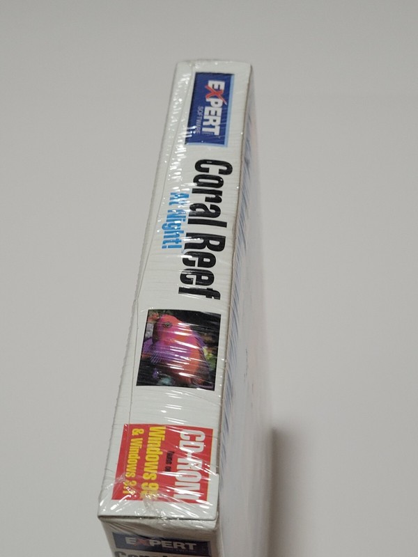Vtg Expert Software Coral Reef at Night CD-Rom 1995 Windows 95 Sealed Big Box gallery