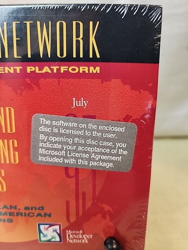 Microsoft Developer Network Operating Systems & SDKS 1995 95 NEW INTERNATIONAL gallery