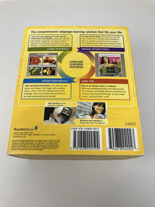 Rosetta Stone Spanish Latin America Level 1-5 Full Set of Discs gallery